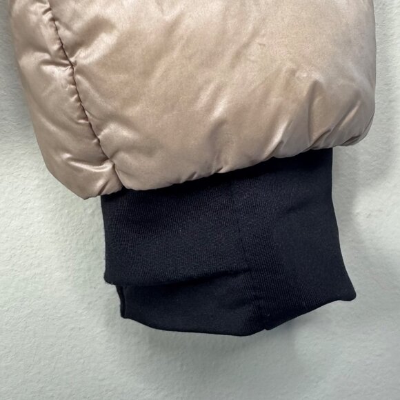 BCBG MAXAZRIA Champagne Puffer Jacket Womens S Hooded Packable Down BCBGMAXAZRIA - Picture 7 of 12